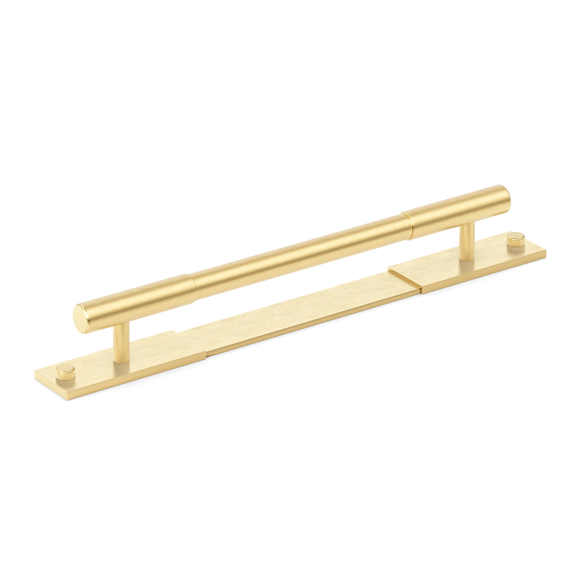Armac Martin MIX Plain Cabinet Handle With Backplate