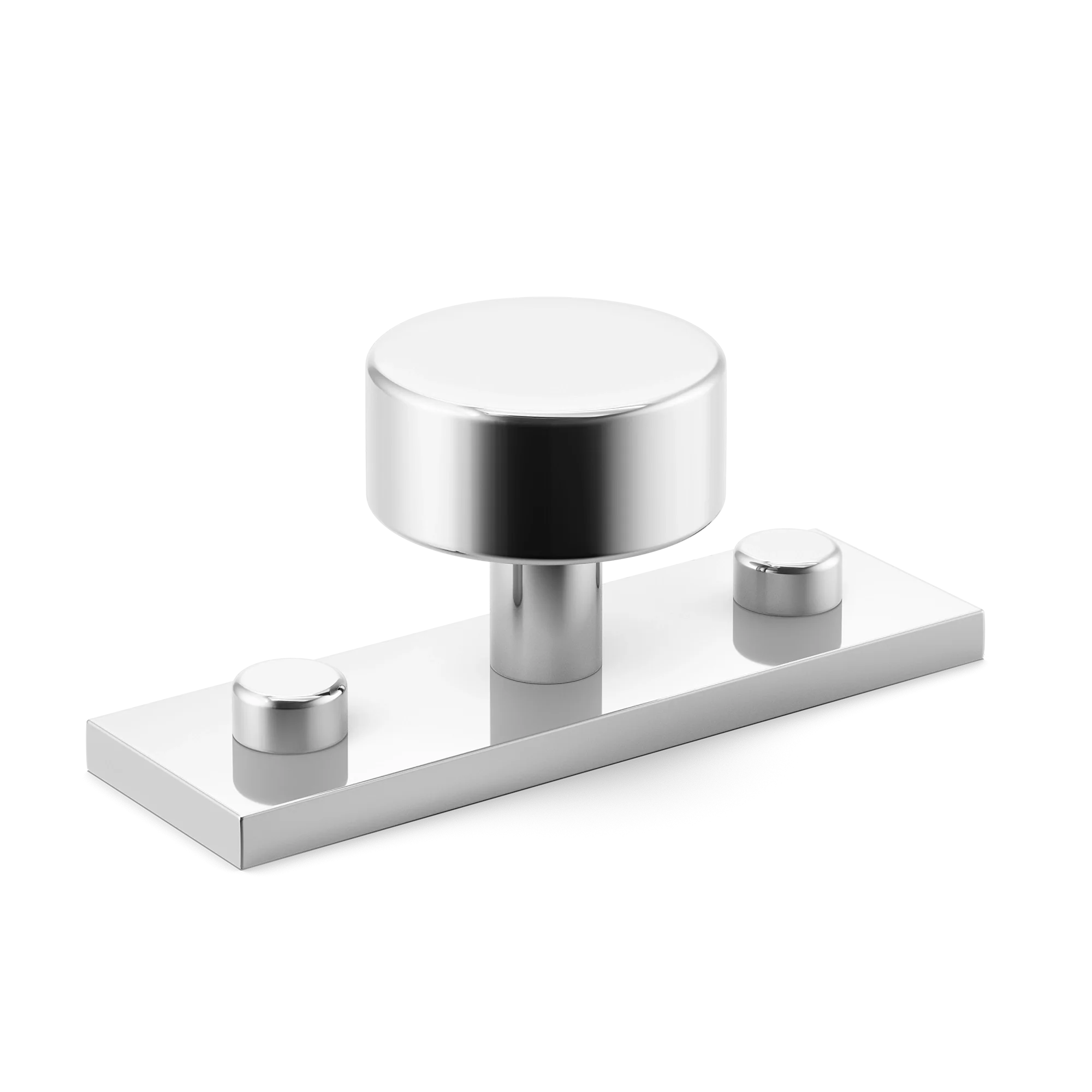 Armac Martin MIX Plain Cabinet Knob With Backplate