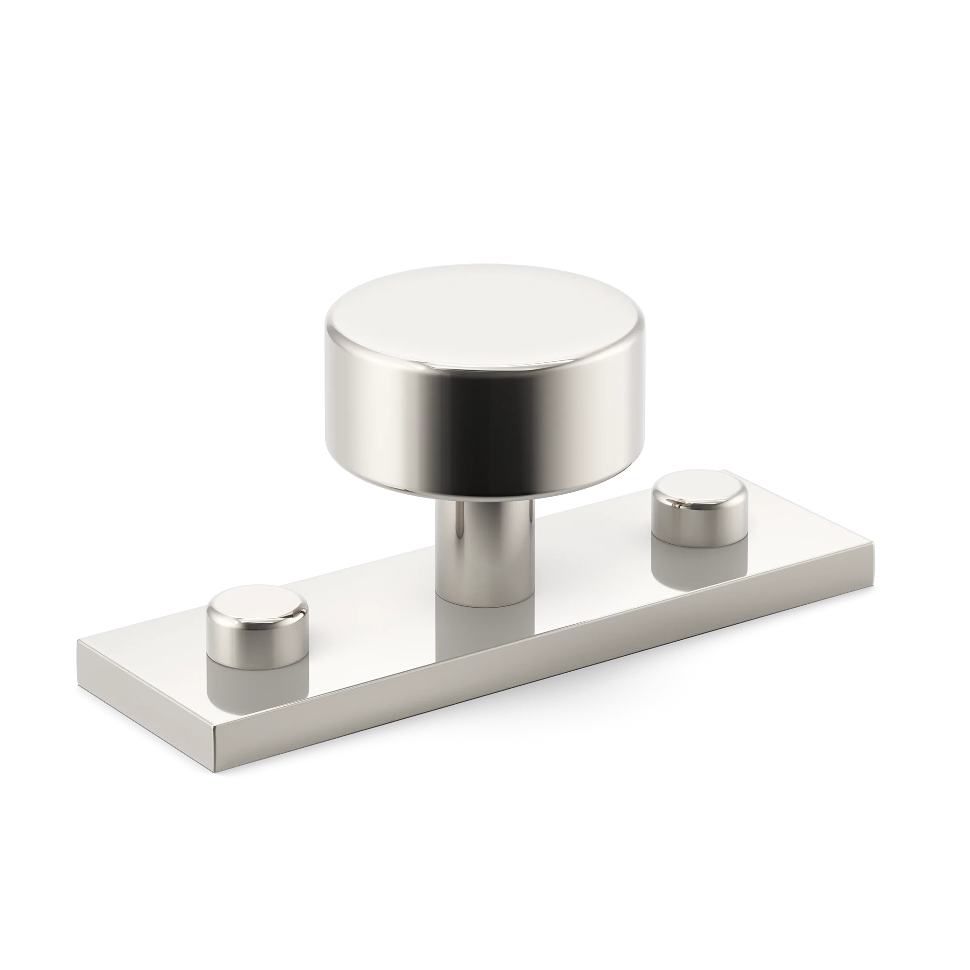 Armac Martin MIX Plain Cabinet Knob With Backplate