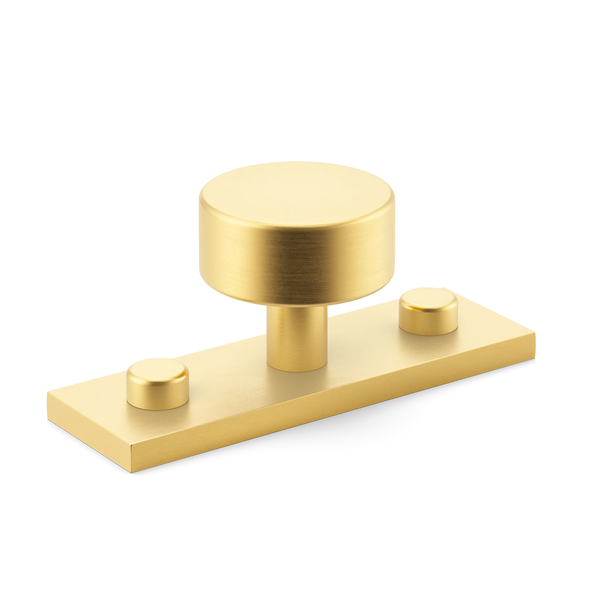 Armac Martin MIX Plain Cabinet Knob With Backplate