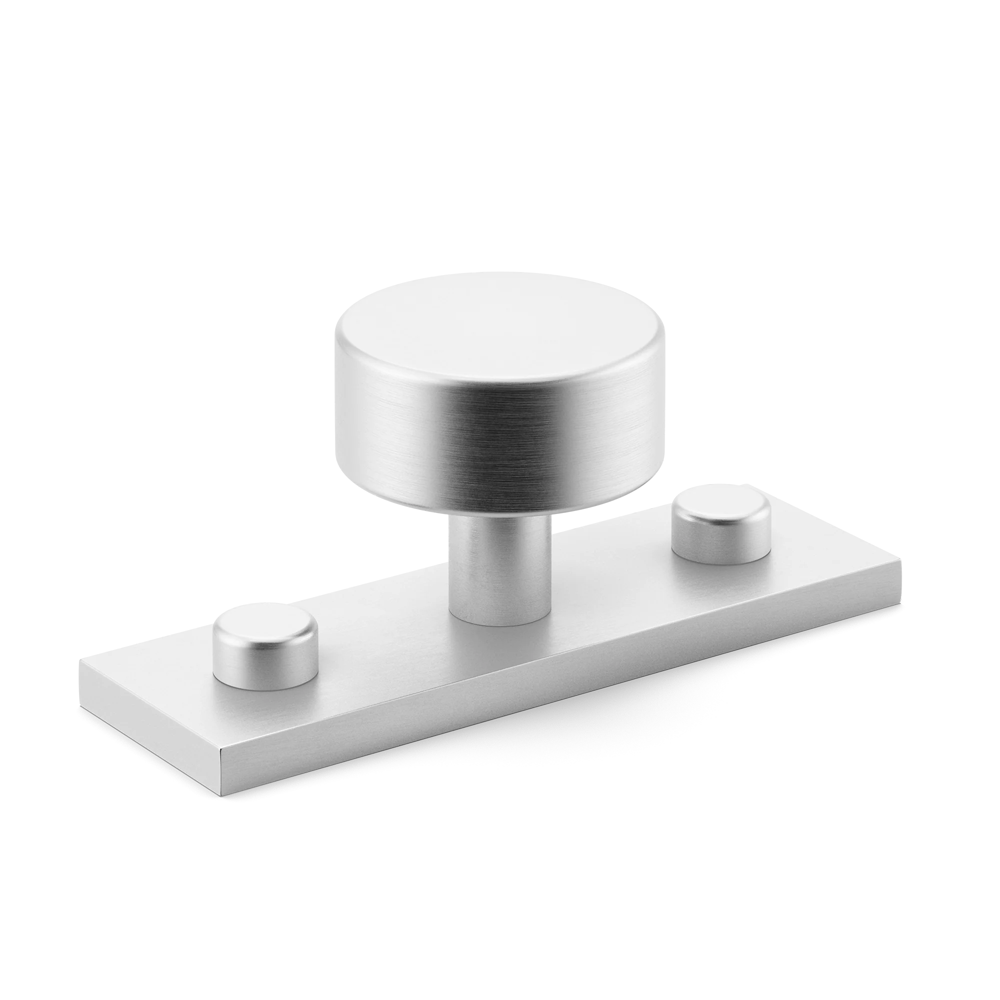 Armac Martin MIX Plain Cabinet Knob With Backplate
