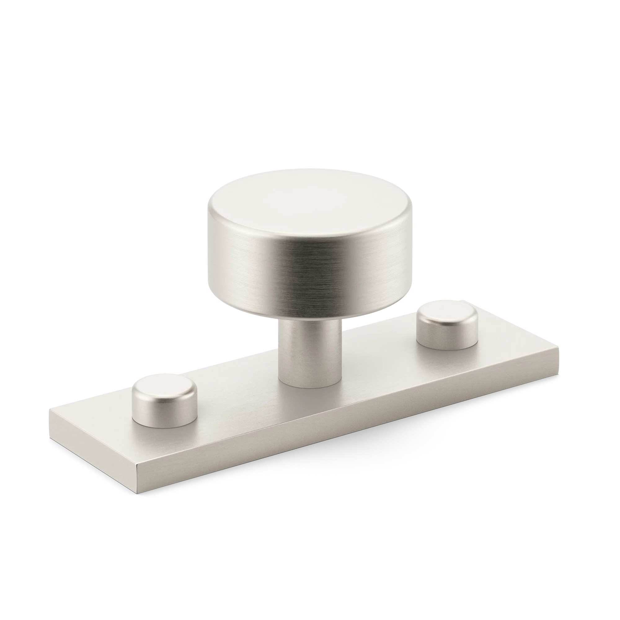 Armac Martin MIX Plain Cabinet Knob With Backplate