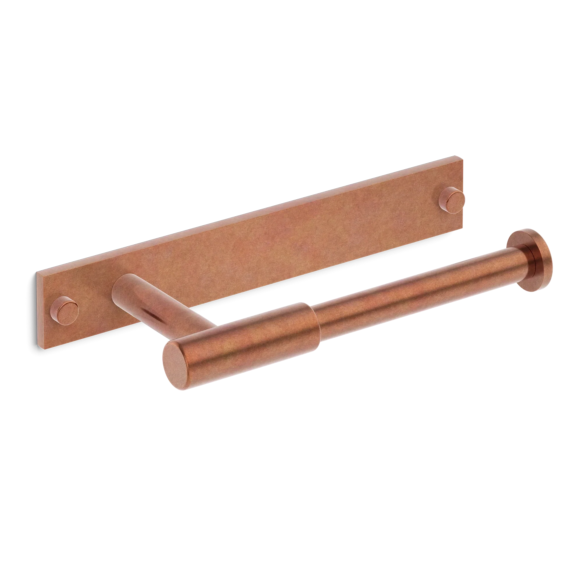 Armac Martin MIX Plain Toilet Roll Holder With Backplate