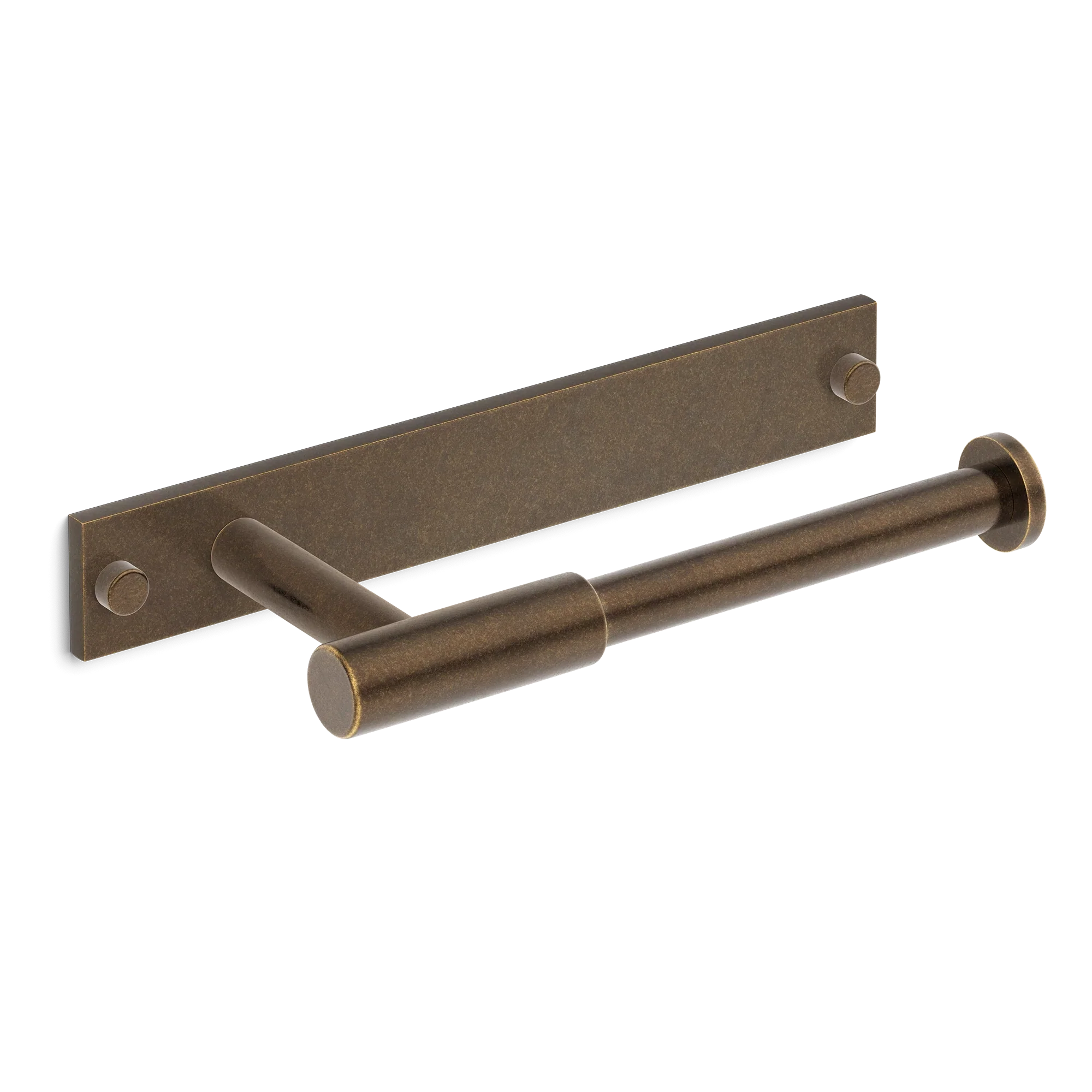 Armac Martin MIX Plain Toilet Roll Holder With Backplate