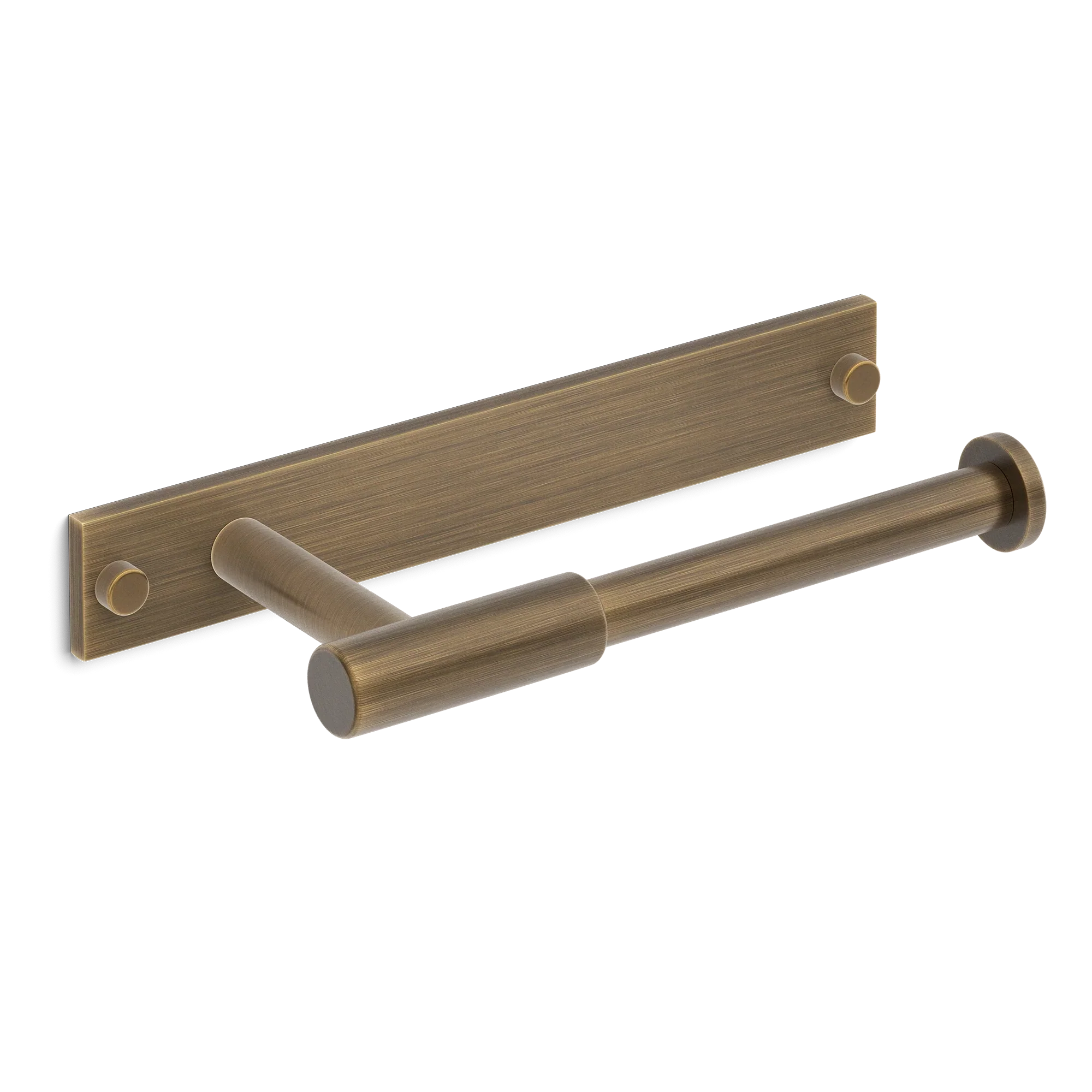 Armac Martin MIX Plain Toilet Roll Holder With Backplate