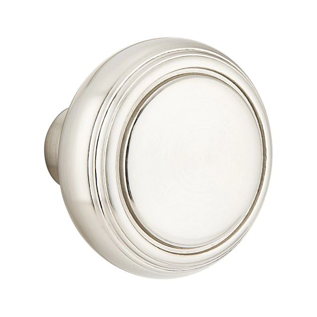 Emtek Hercules Smooth Tubular Entry Set Monolithic with Norwich Knob