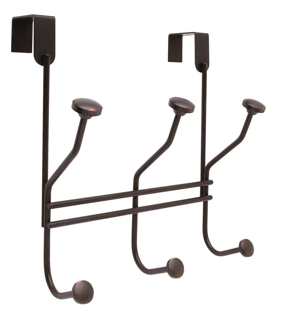 Amerock 3-Hook Over-the-Door Hook Rack