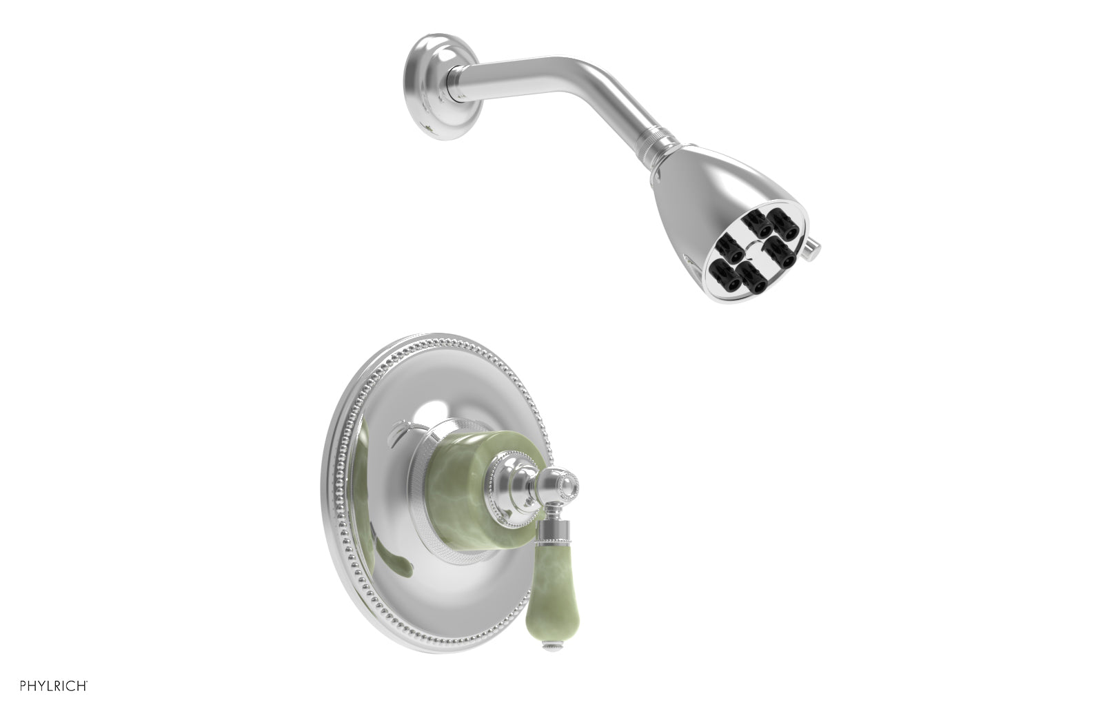 5" - Satin Brass - REGENT Pressure Balance Shower Set PB3270 by Phylrich - New York Hardware