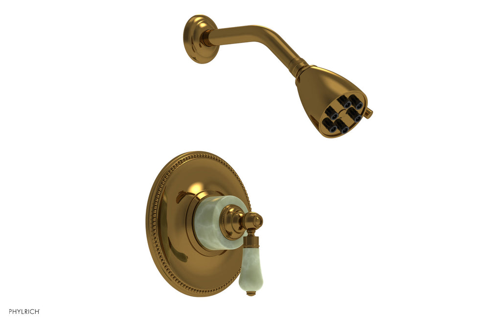 5" - French Brass - REGENT Pressure Balance Shower Set PB3270 by Phylrich - New York Hardware