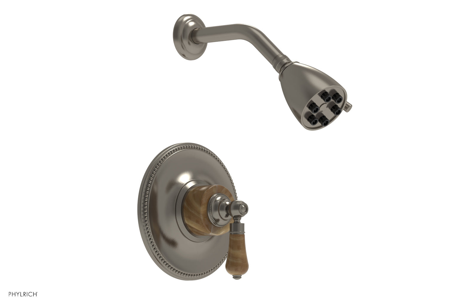 5" - Pewter - REGENT Pressure Balance Shower Set PB3271 by Phylrich - New York Hardware