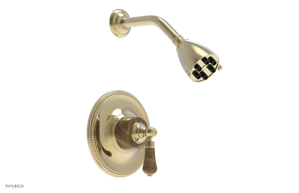 5" - Polished Brass Uncoated - REGENT Pressure Balance Shower Set PB3271 by Phylrich - New York Hardware