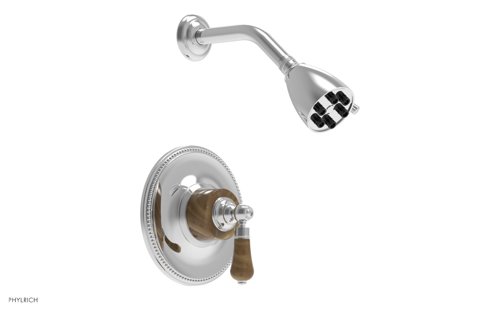 5" - Satin Brass - REGENT Pressure Balance Shower Set PB3271 by Phylrich - New York Hardware