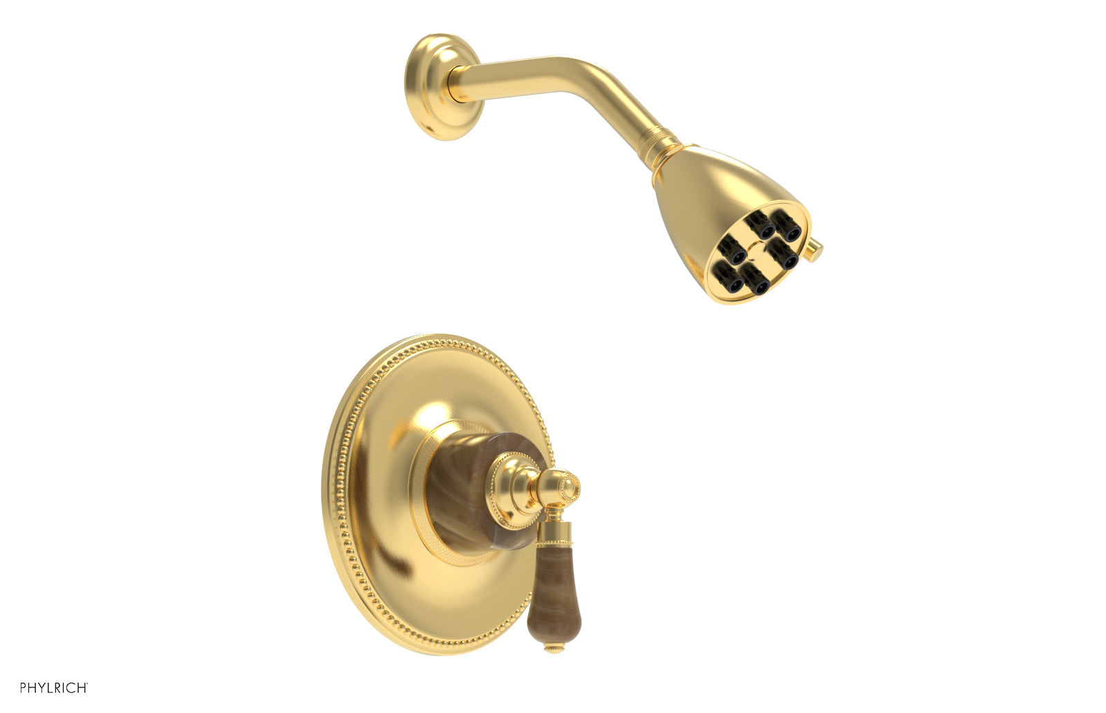 5" - Satin Gold - REGENT Pressure Balance Shower Set PB3271 by Phylrich - New York Hardware