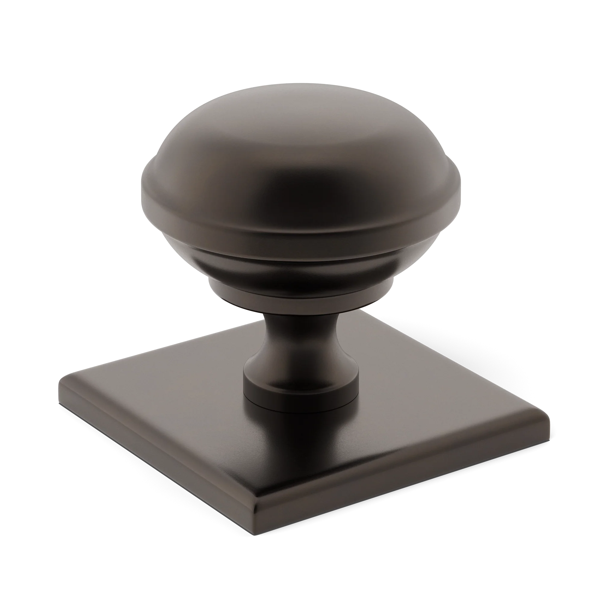 Armac Martin Queslett Cabinet Knob With Square Backplate