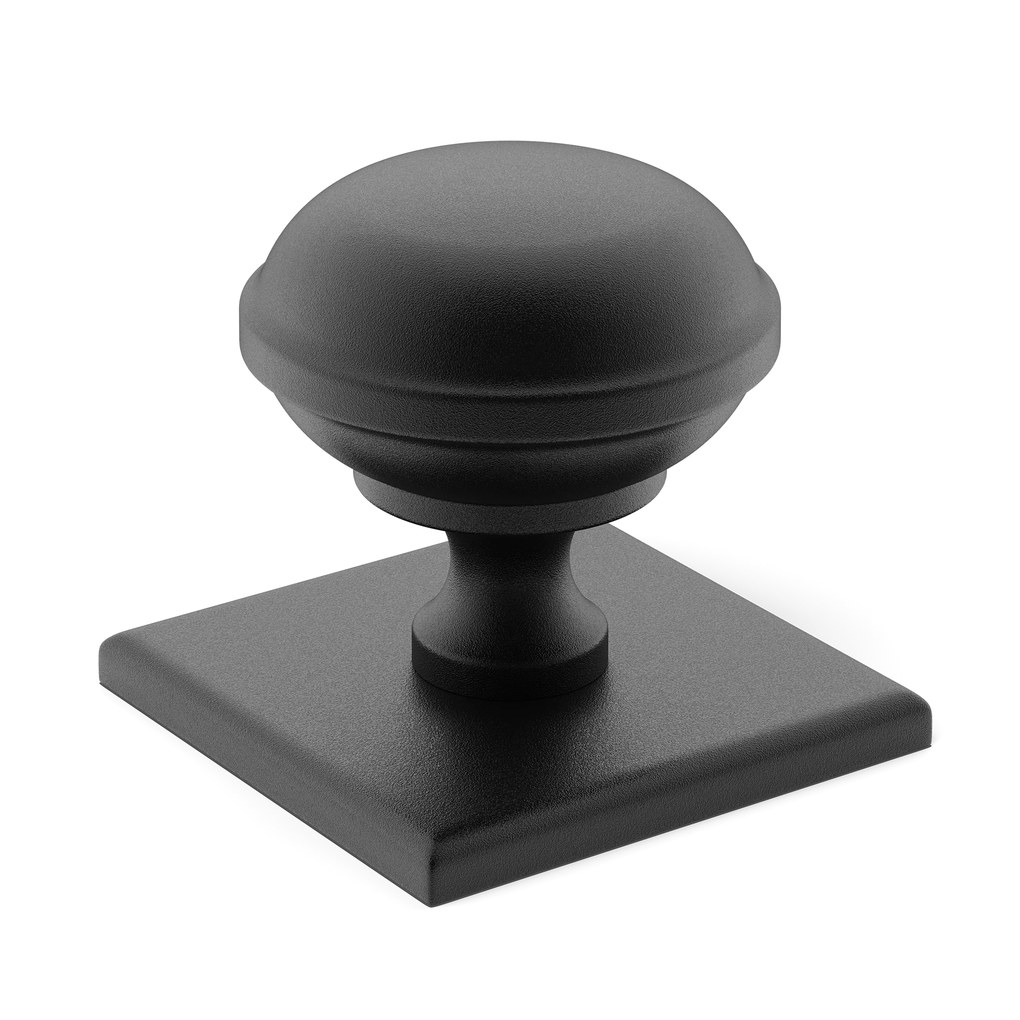 Armac Martin Queslett Cabinet Knob With Square Backplate