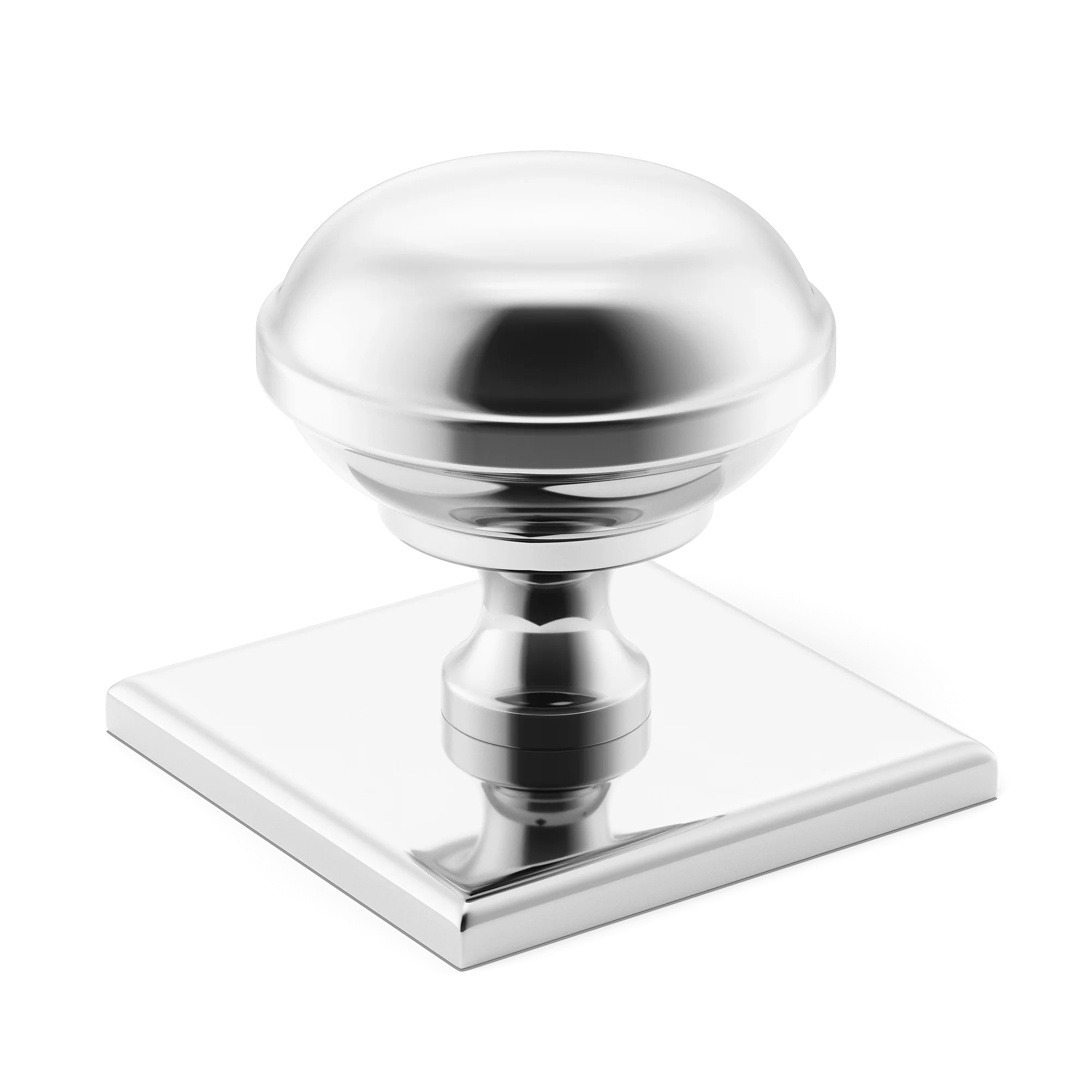 Armac Martin Queslett Cabinet Knob With Square Backplate