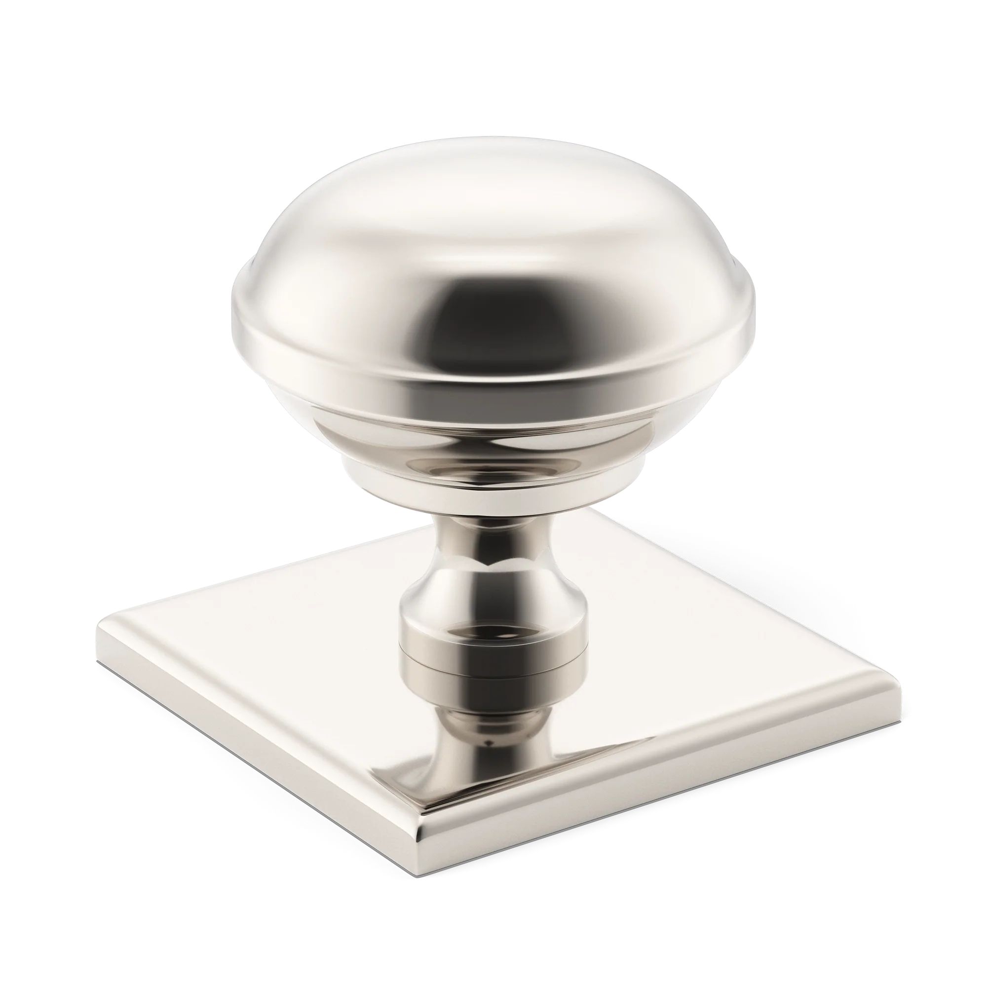 Armac Martin Queslett Cabinet Knob With Square Backplate