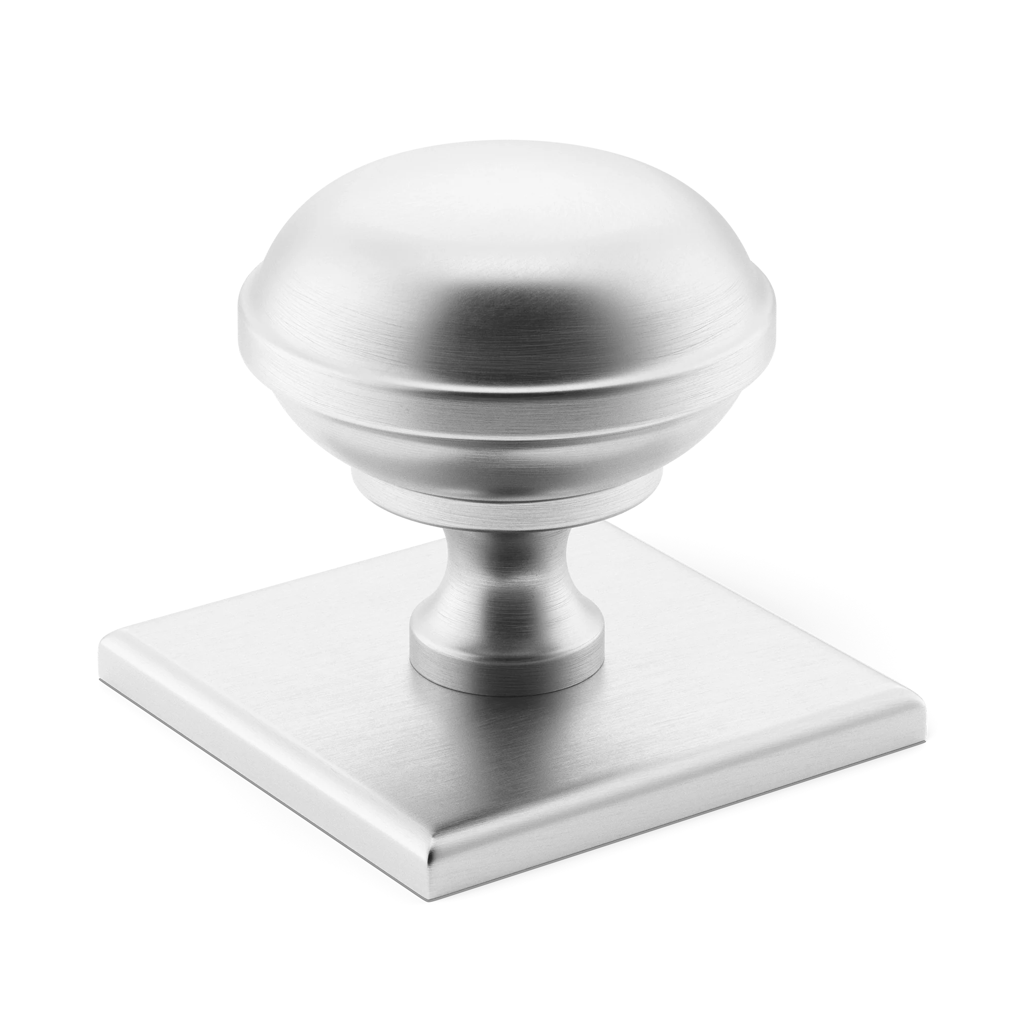 Armac Martin Queslett Cabinet Knob With Square Backplate