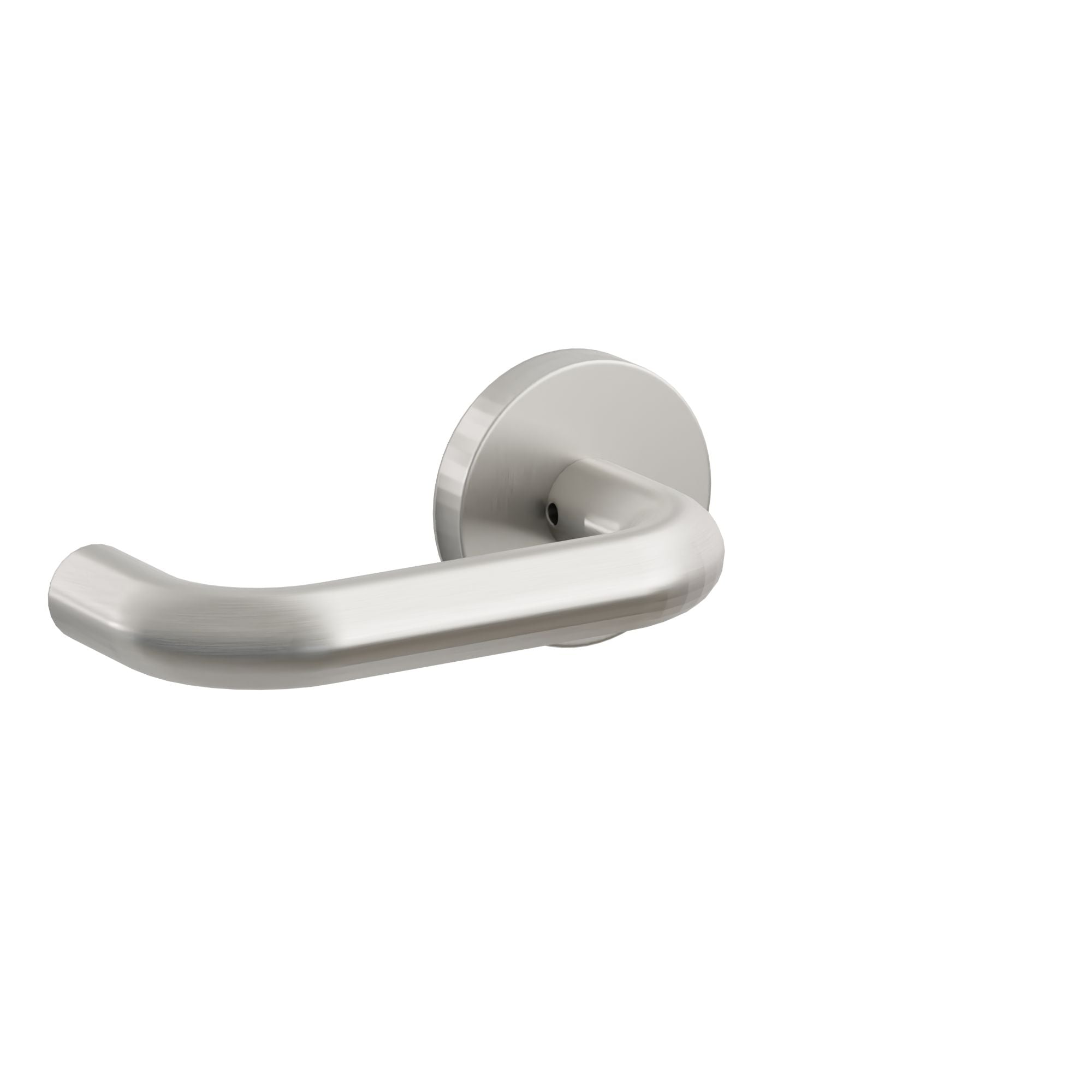 Emtek Kiel Lever Set with Stainless Steel Square Rosette