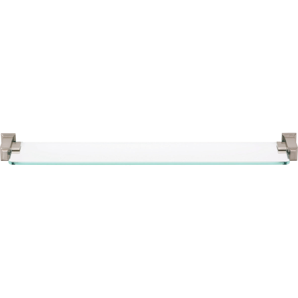Sutton Place Bath Glass Shelf by Atlas Brushed Nickel