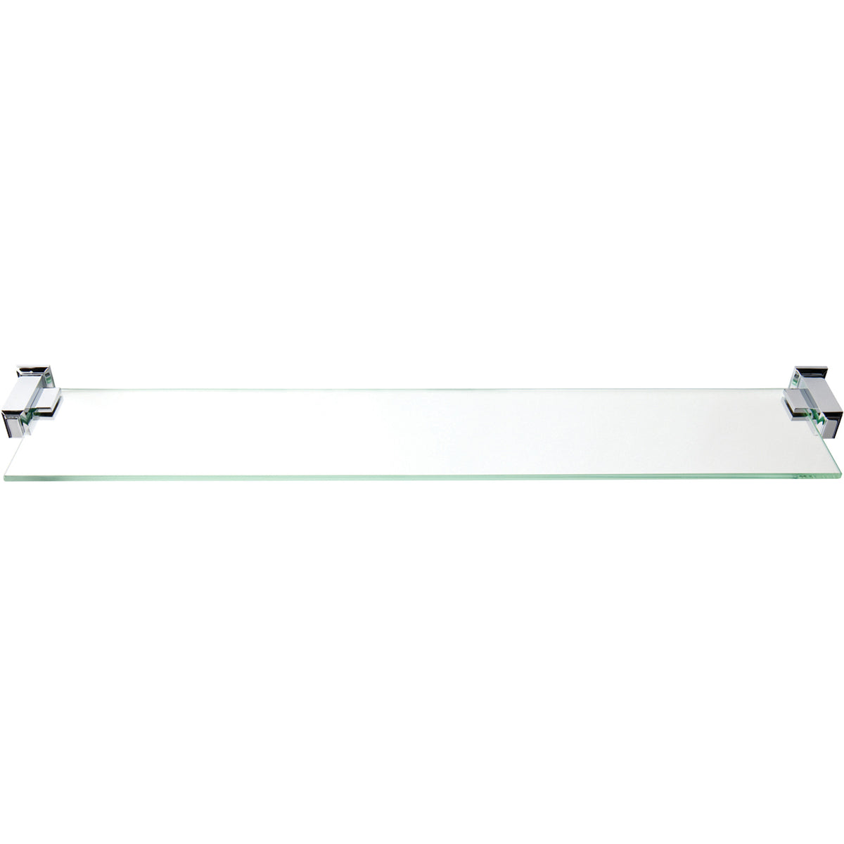 Sutton Place Bath Glass Shelf by Atlas Polished Chrome