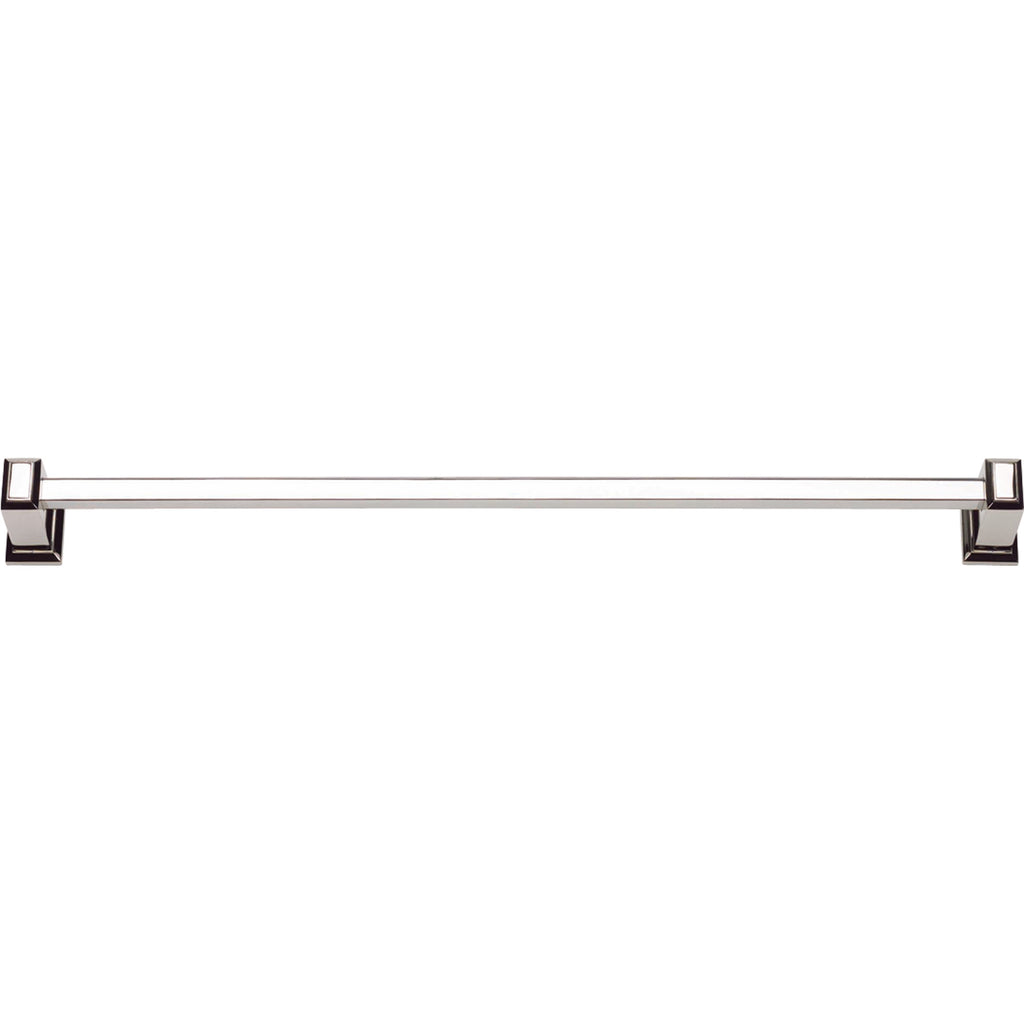 Sutton Place Bath Towel Bar by Atlas 24" / Polished Nickel