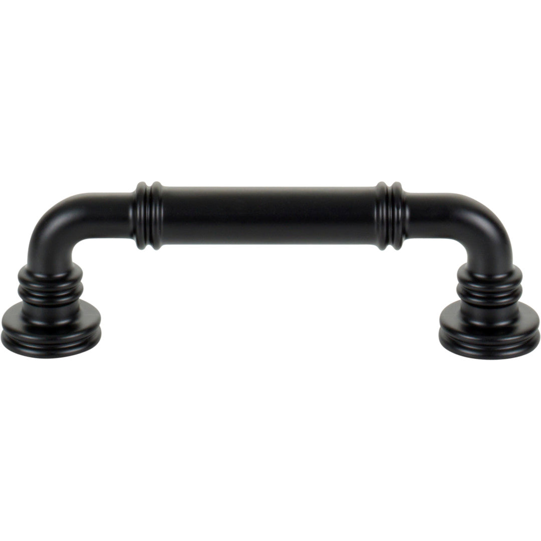 Top Knobs Cranford Pull Flat Black / 3 3/4"