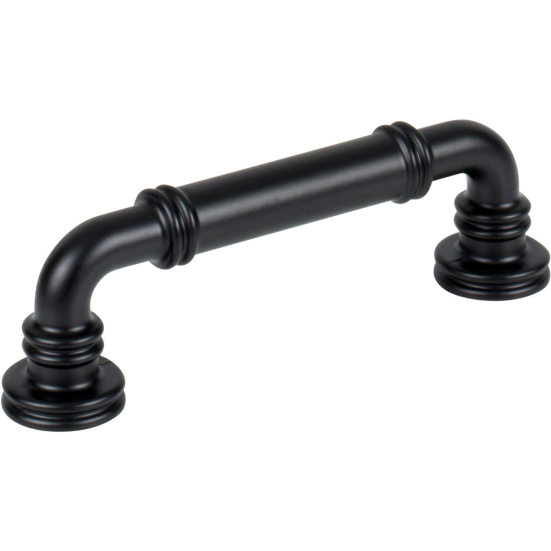 Top Knobs Cranford Pull Flat Black / 3 3/4"