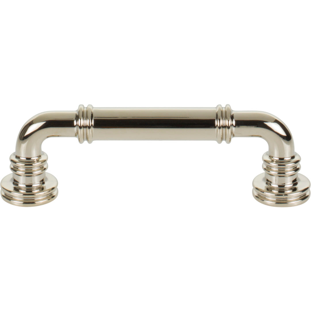 Top Knobs Cranford Pull Polished Nickel / 3 3/4"