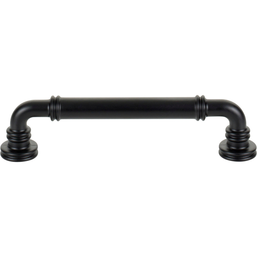 Top Knobs Cranford Pull Flat Black / 5 1/16"