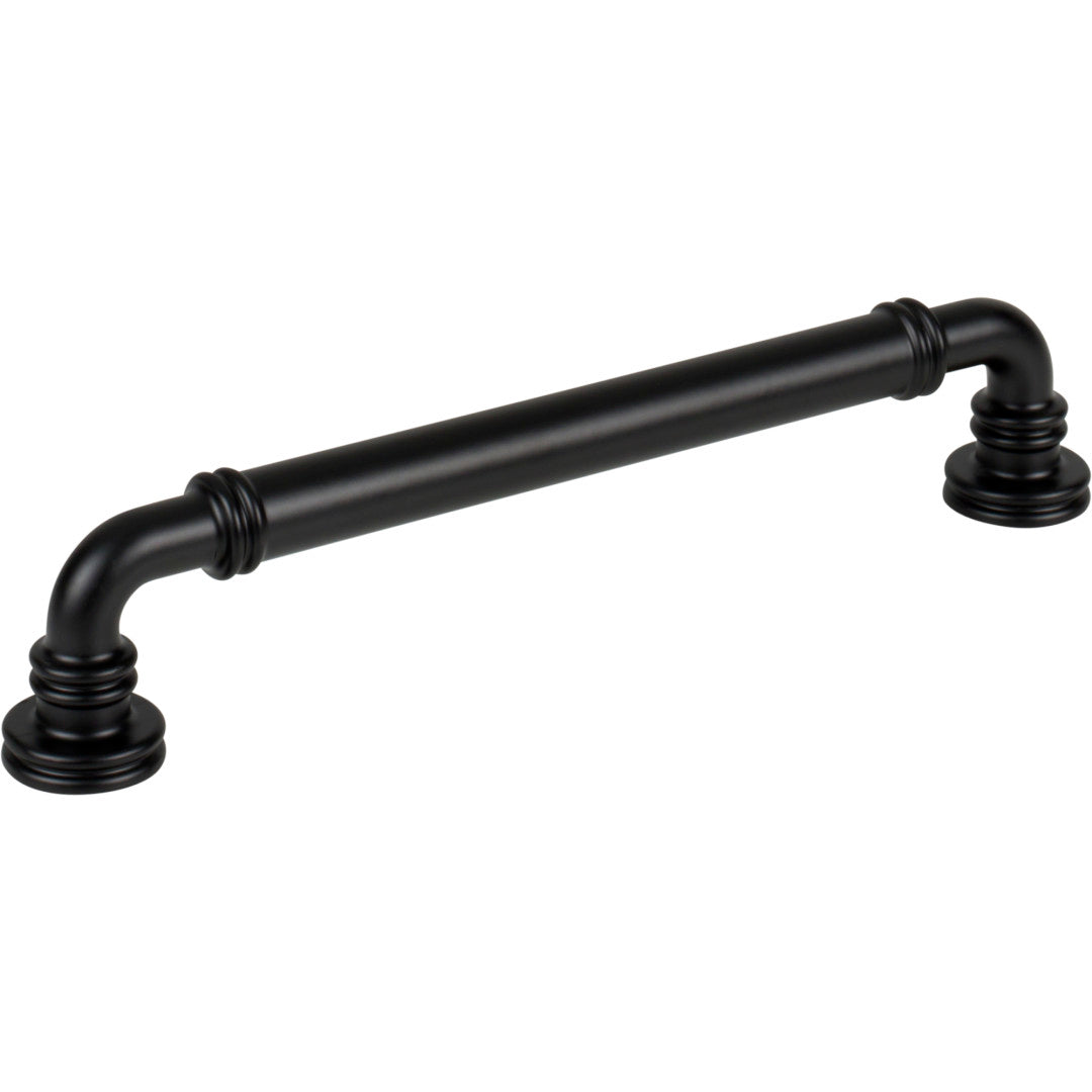 Top Knobs Cranford Pull Flat Black / 6 5/16"