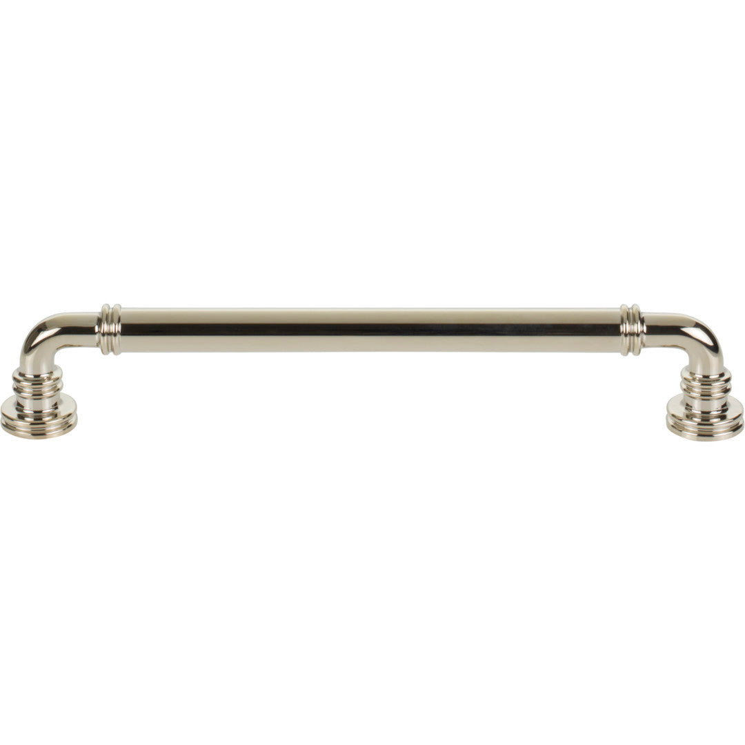 Top Knobs Cranford Pull Polished Nickel / 7 9/16"