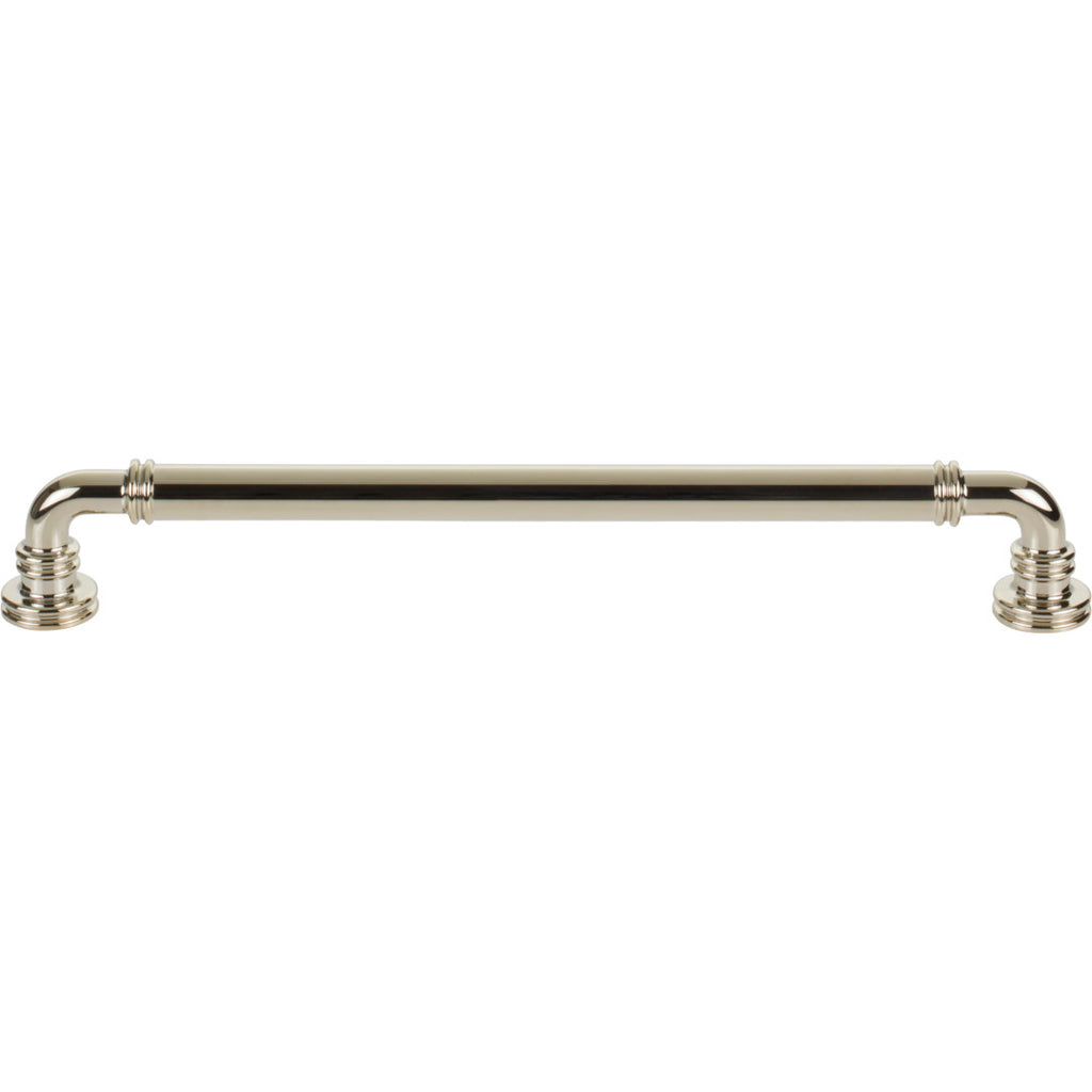 Top Knobs Cranford Pull Polished Nickel / 8 13/16"