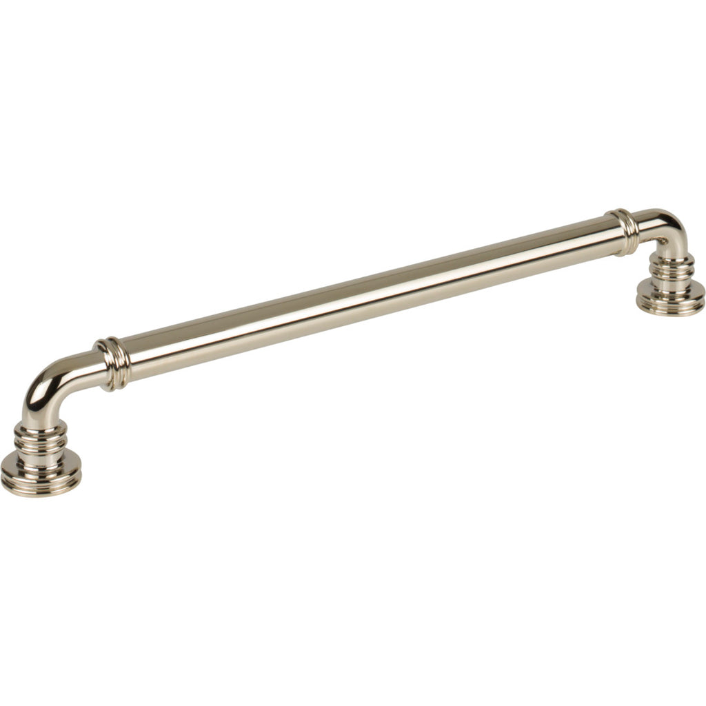 Top Knobs Cranford Pull Polished Nickel / 8 13/16"