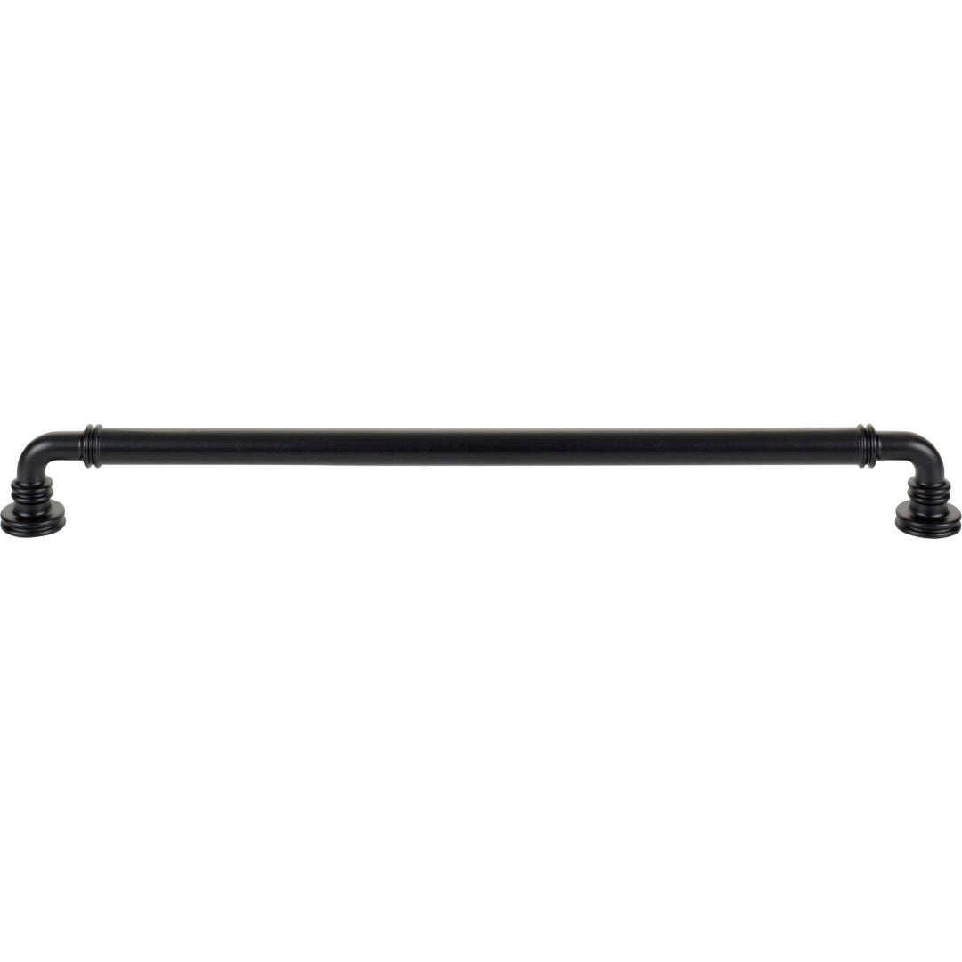 Top Knobs Cranford Pull Flat Black / 12"