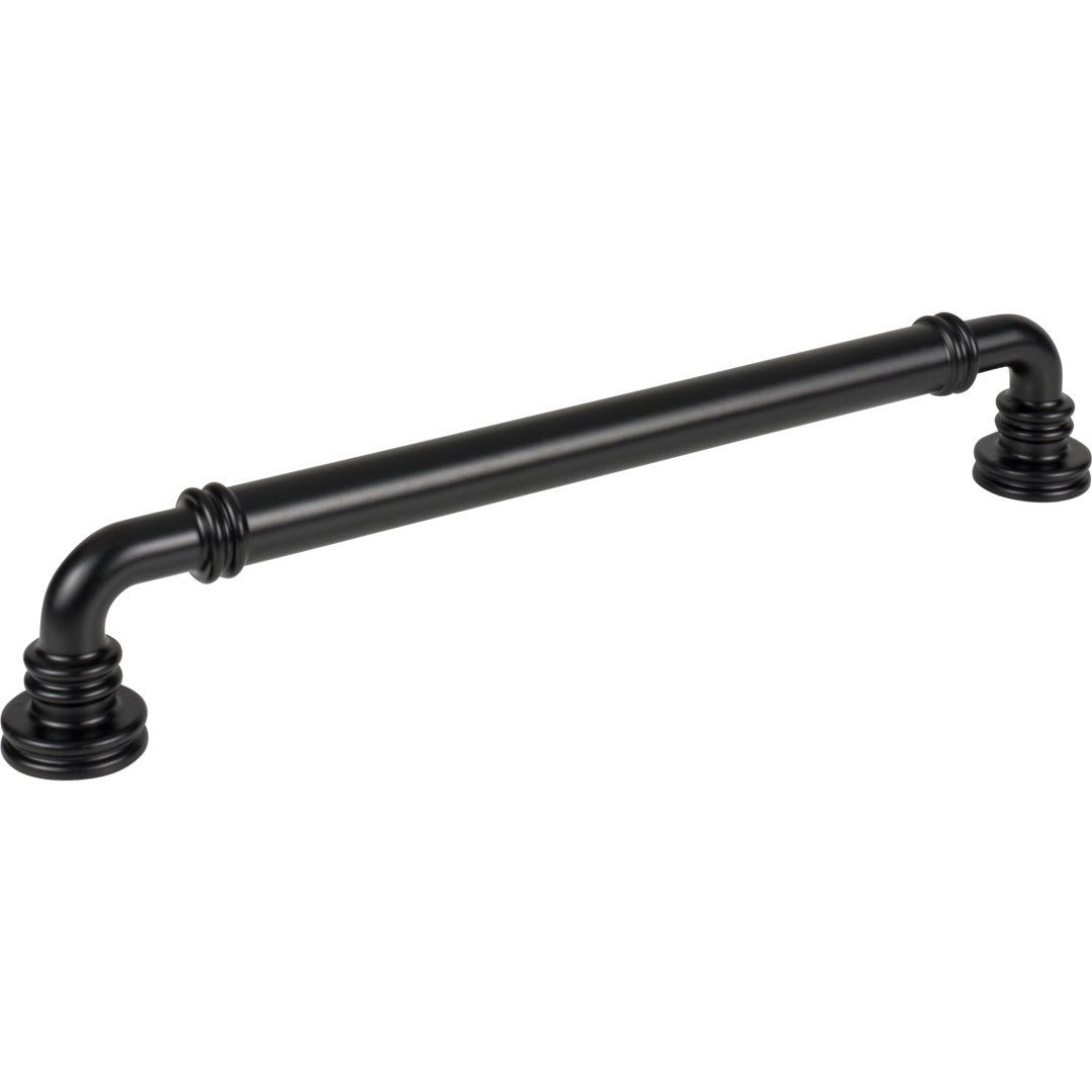 Top Knobs Cranford Appliance Pull Flat Black / 12"