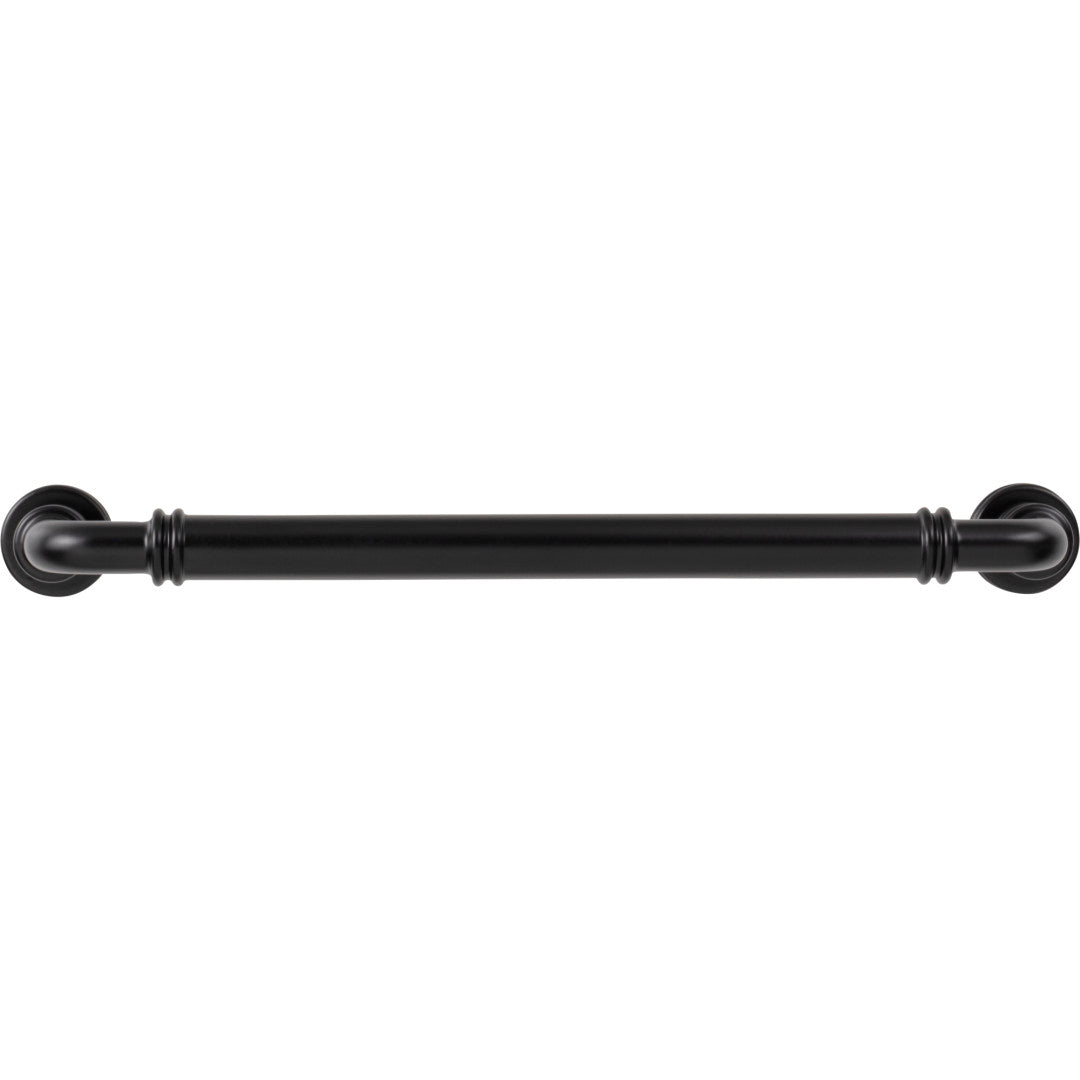 Top Knobs Cranford Appliance Pull Flat Black / 12"