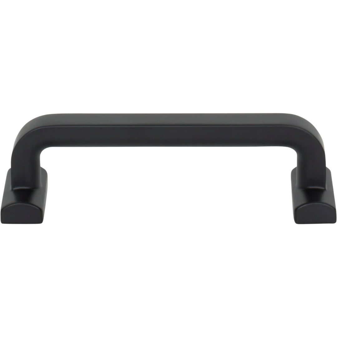 Top Knobs Harrison Pull Flat Black / 3 3/4"