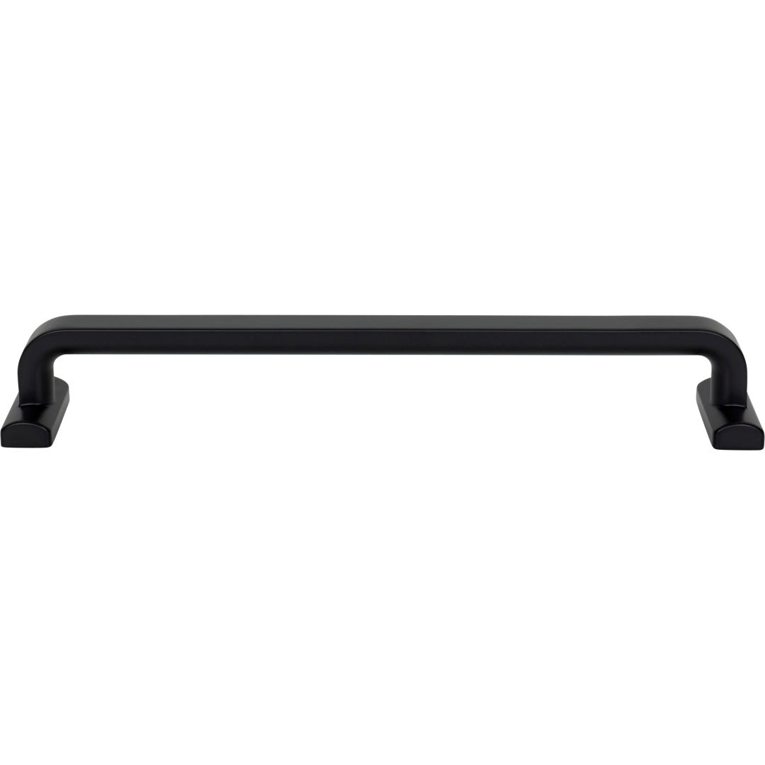 Top Knobs Harrison Appliance Pull Flat Black / 12"