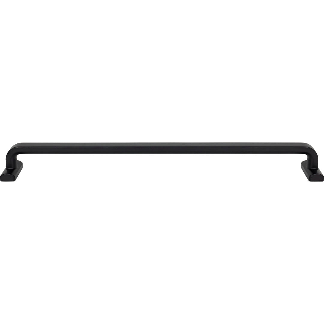 Top Knobs Harrison Appliance Pull Flat Black / 18"