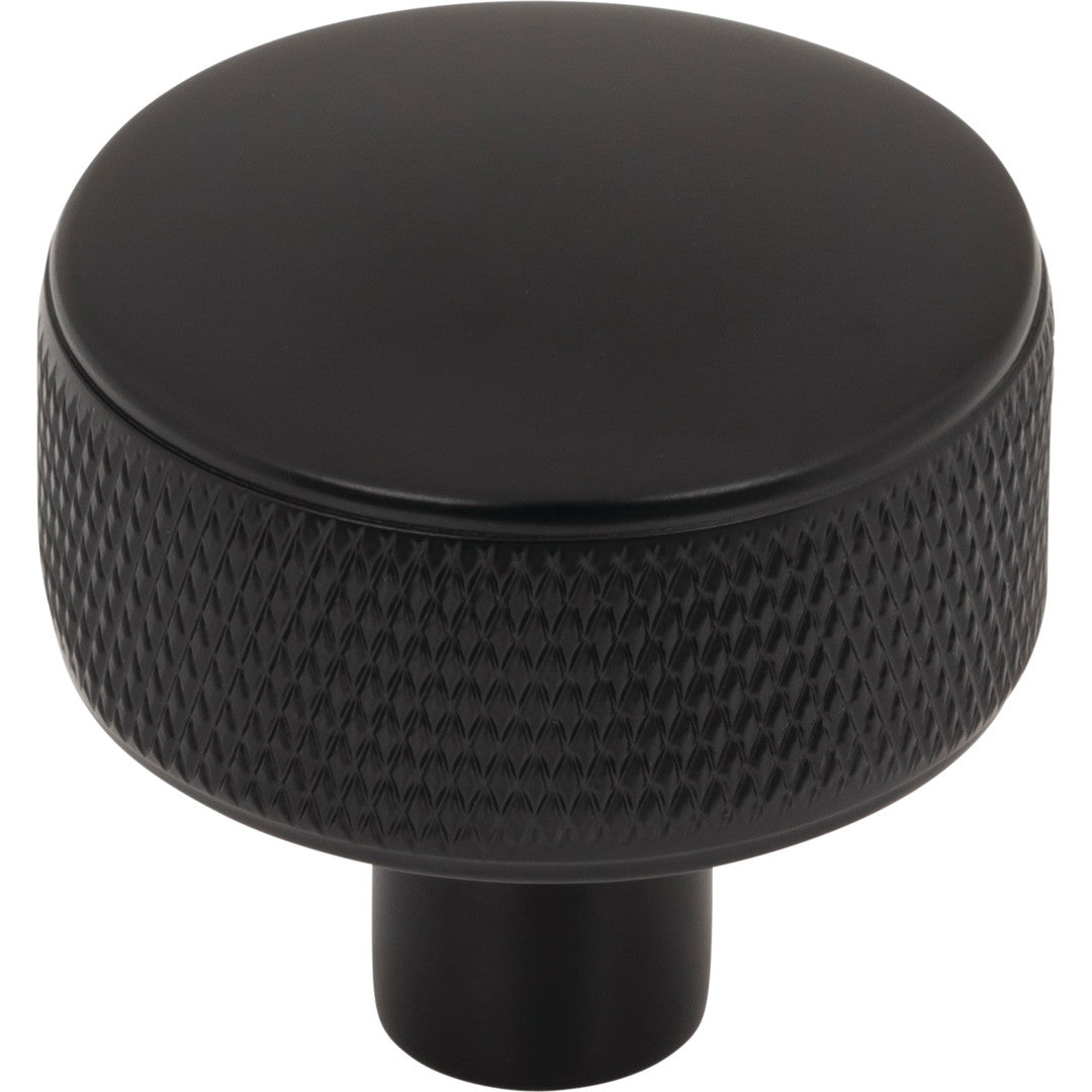 Top Knobs Burnham Round Knob Flat Black