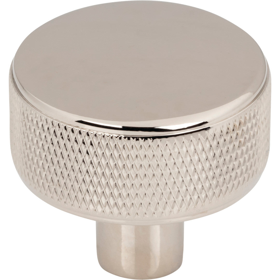 Top Knobs Burnham Round Knob Polished Nickel