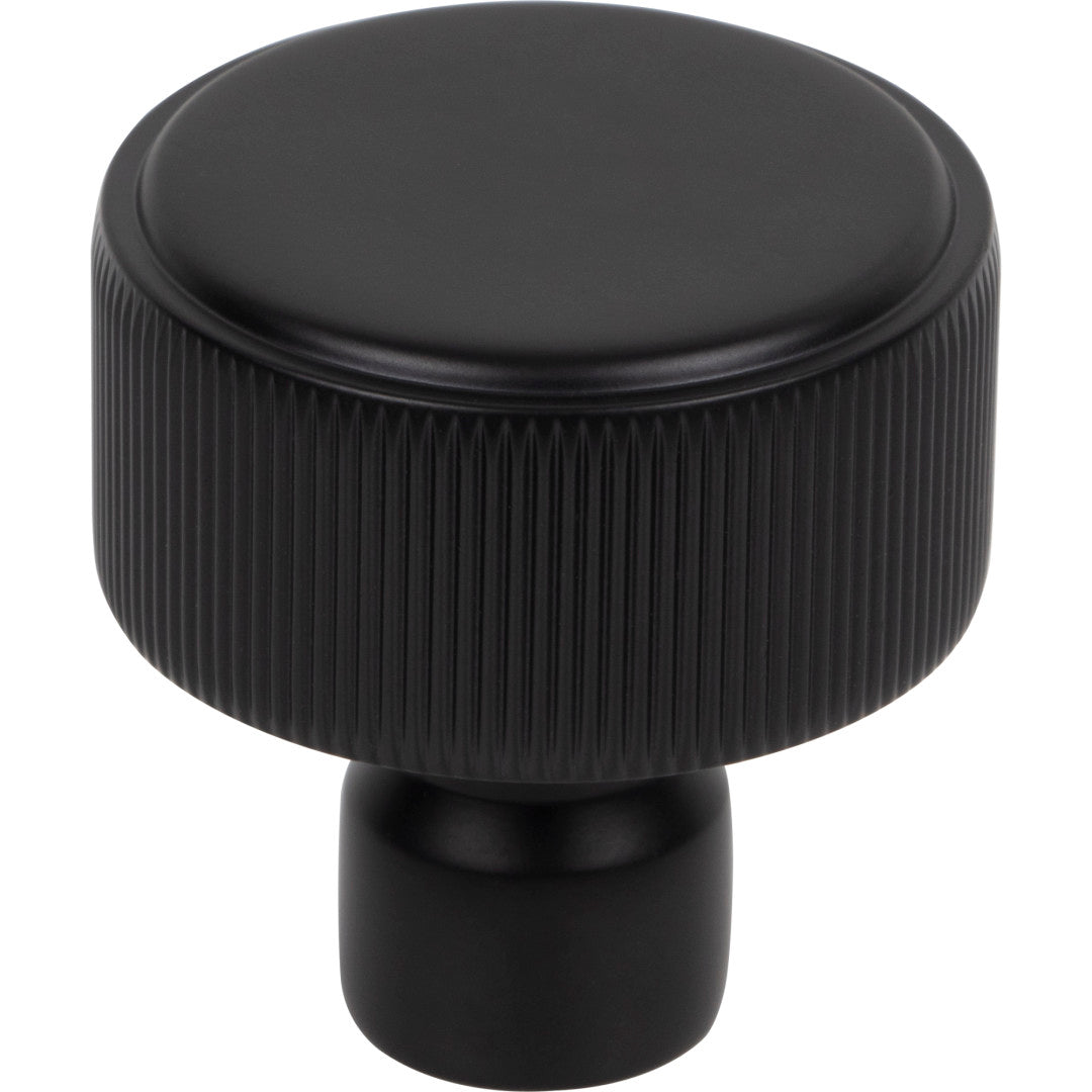 Top Knobs Dempsey Round Knob Flat Black