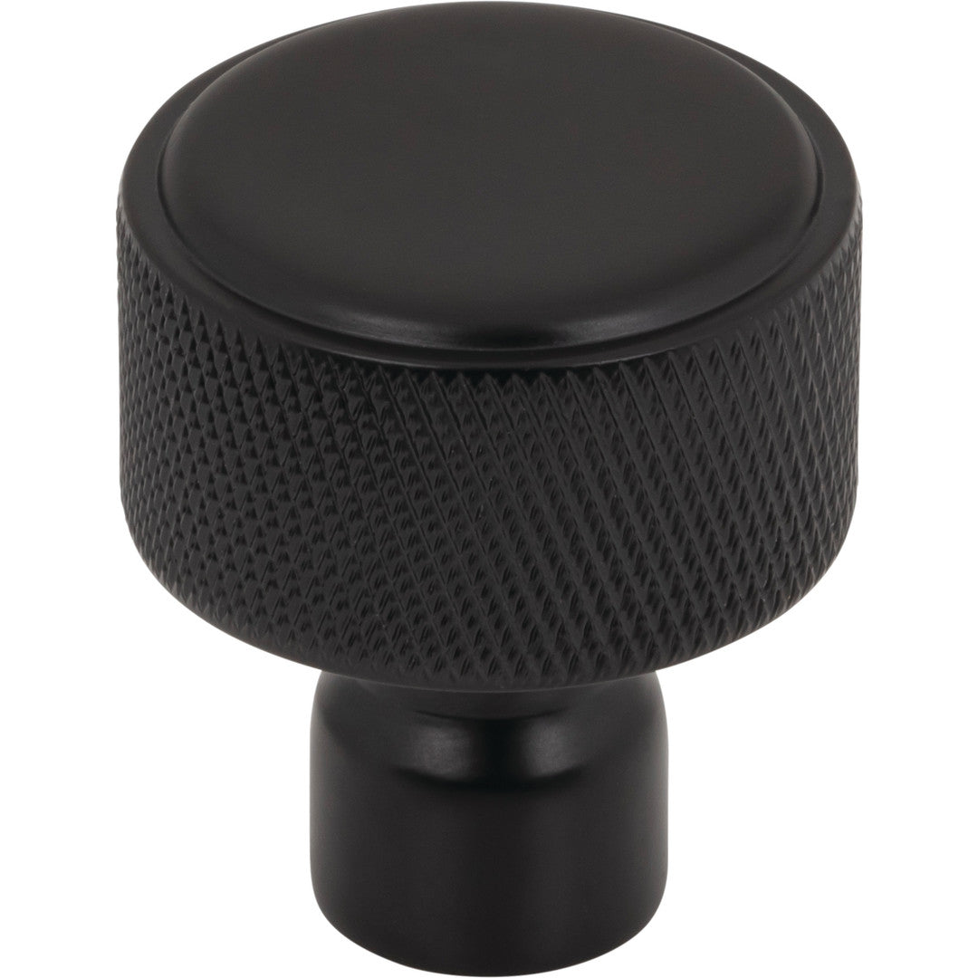 Top Knobs Garrison Knob Flat Black / 1 1/8"