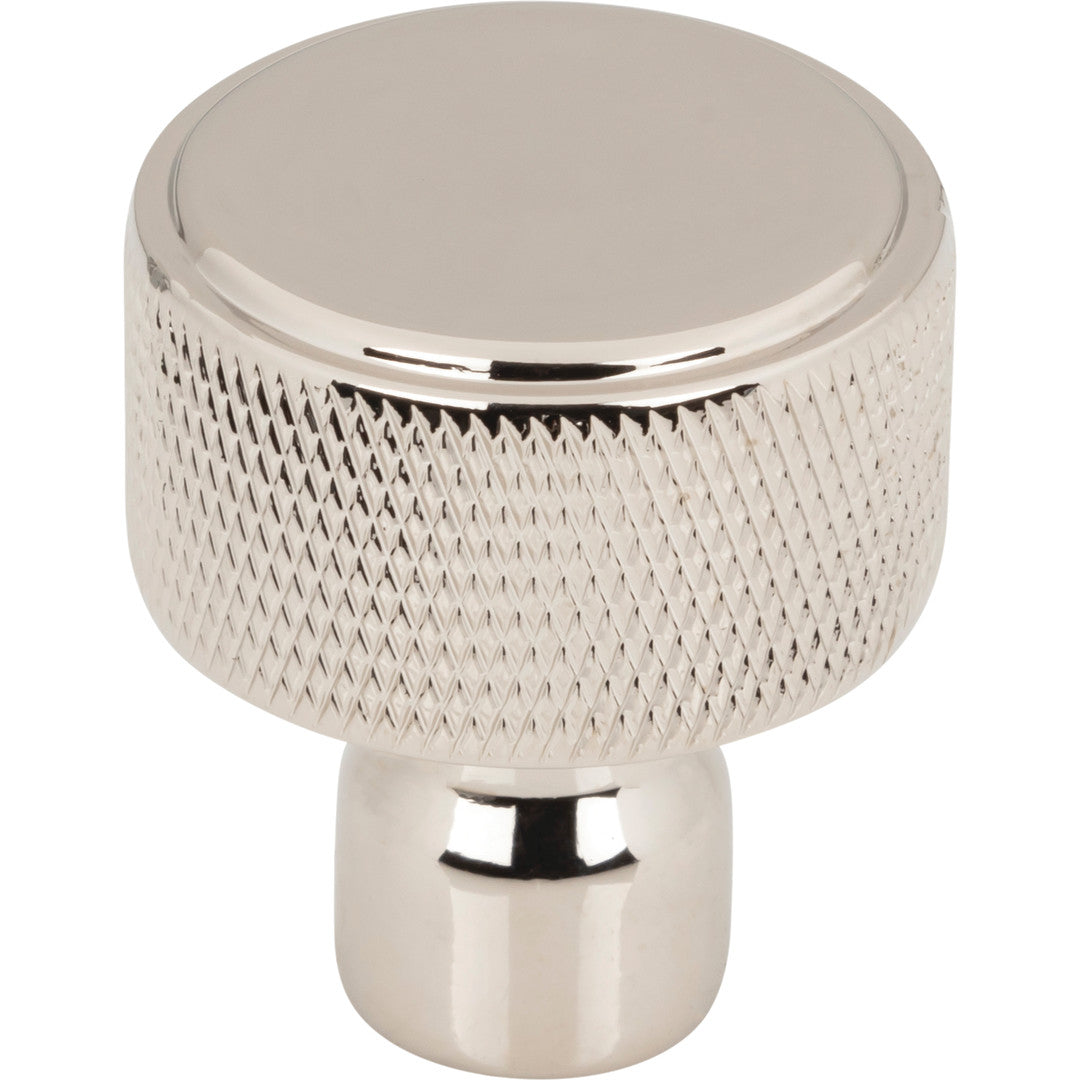 Top Knobs Garrison Knob Polished Nickel / 1 1/8"