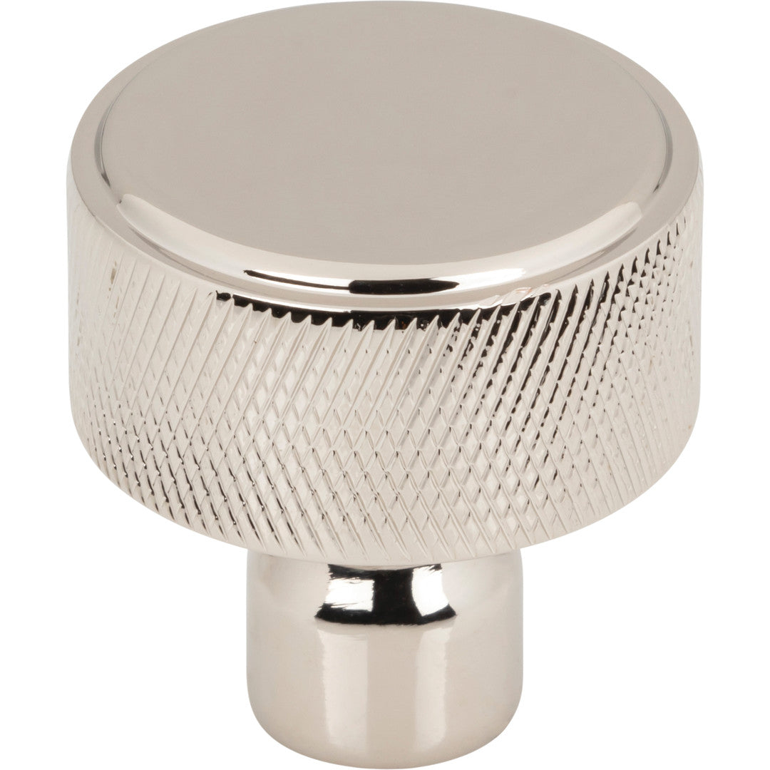 Top Knobs Garrison Knob Polished Nickel / 1 1/4"