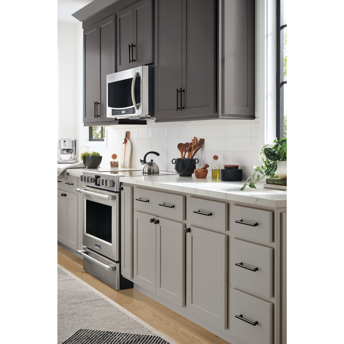 Top Knobs Lambert Appliance Pull Flat Black / 12"