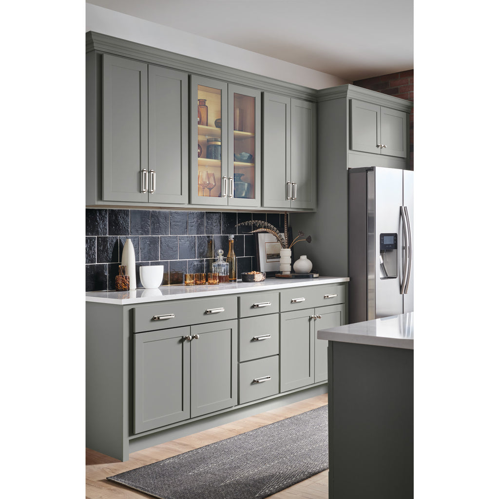 Top Knobs Brockwell Pull Polished Nickel / 12"