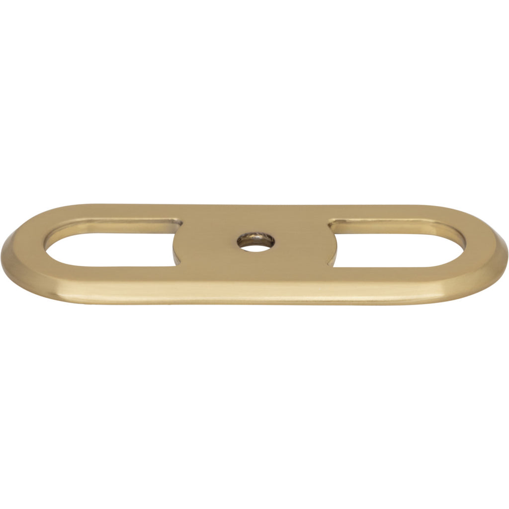 Top Knobs Brockwell Backplate Honey Bronze / 2 3/4"