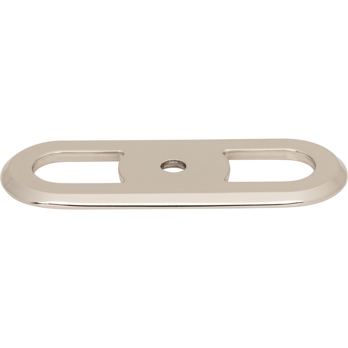 Top Knobs Brockwell Backplate Polished Nickel / 2 3/4"